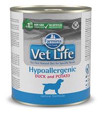 Märg koeratoit Farmina Vet Life Hypoallergenic Duck & Potato, pardiliha, 0.3 kg