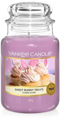 Svece, aromātiskā Yankee Candle, 110 h, rozā krās.
