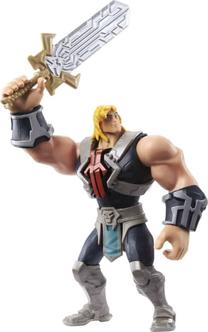 Rotaļlietu figūriņa Mattel Masters Of The Universe He-man And The Masters Of The Universe HBL66, 14 cm, melna krās./pelēka krās.
