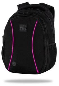 Мugursoma + ārējais akumulators CoolPack Joy LED, melna krās./rozā krās., 44 cm x 32 cm x 20 cm