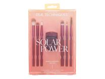 Birstīte, uzacīm un skropstām Real Techniques Solar Power Molten Metallic, 7 gab., sarkana krās.