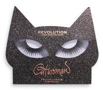 Mākslīgās skropstas Makeup Revolution London Catwoman, melna krās.