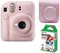 Momentinis fotoaparatas Fujifilm Instax Mini 12 Blossom Pink + Instax Mini Glossy 10pcs + Case, rožinė sp.