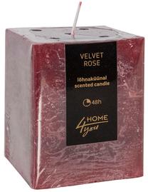 Свеча, ароматическая Home4you, 48 час, красный цв.