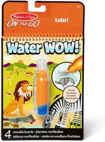 Набор для рисования Melissa & Doug Water Wow Safari, oранжевый цв.