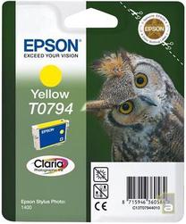 Tintes printera kasetne Epson T0794 / C13T07944010, dzeltena krās.