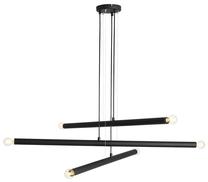 Valgusti rippuv Aldex Tubo 6, E14, 6, must v. / must v.