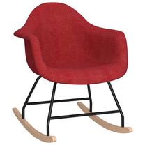 Šūpuļkrēsls VLX Fabric, sarkana krās., 74.5 cm x 65 cm x 78.5 cm
