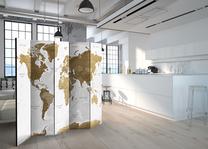 Širma Artgeist White Oceans Paravent864, įvairių spalvų, 225 cm x 172 cm