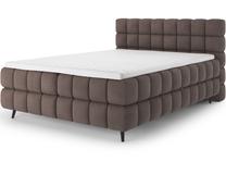 Lova dvigulė Sabeno, 160 x 200 cm, ruda, su čiužiniu, su grotelėmis