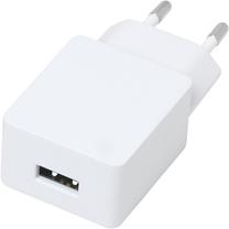 Telefono įkroviklis Estuff, USB/AC, balta sp., 12 W