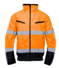 Darba jaka vīriešu Polstar Hi-Vi 2w1, oranža krās./zilimelns krās., M izmērs