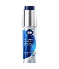 Veido kremas - gelis Nivea Men Anti-Age Power Hydro, 50 ml