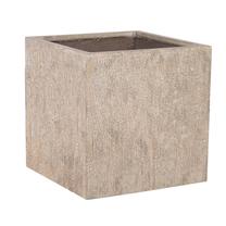 Puķu pods Home4you Sandstone 72435, kompozītmateriāls, 50 cm x 50 cm, Ø 50 cm, bēša krās.