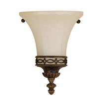Valgusti seinale Elstead Lighting Drawing Room 1, E14, 1 x 40 W, valge v. / pruun v.