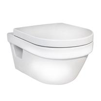 Unitazas, pakabinamas Gustavsberg 5G84 Hygienic Flush, su dangčiu, 415 mm x 410 mm