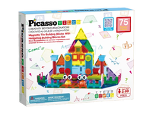 Магнитный конструктор Picasso Tiles Hedgehog PTE21, 75 шт., многоцветный