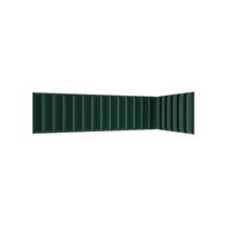 Paneļi Quadratta, 60 cm x 210 cm, 3.5 cm, tumši zaļa krās., 20 gab.