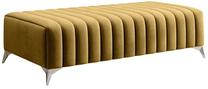 Pufas Laurence Nube 45, geltona sp., 64 cm x 132 cm x 36 cm