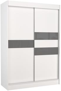 Spinta ADRK Batia, balta sp./pilka sp., 150 cm x 61 cm x 215 cm