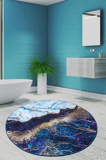 Ковер Conceptum Hypnose Ocean Ocean, многоцветный, 100 см x 100 см