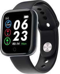 iWear M7 Fitnesinis Išmanusis Laikrodis su Full Touch 1.3'' IPS Ekranu Kraujospūdžio ir Pulso matuoklis / Soc. tinklams Juoda