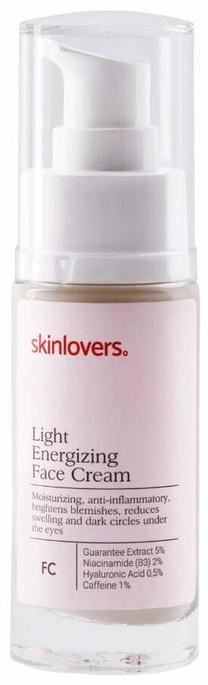 Sejas krēms Skinlovers 4'P Light Energizing, 30 ml