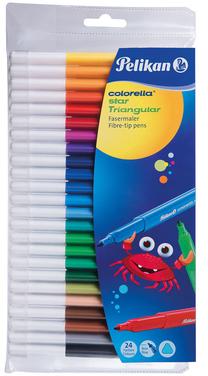 Flomasteriai Pelikan, vienpusiai, 24 vnt.