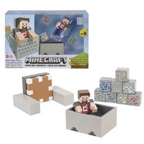 Комплект Mattel Minecraft Mayhem GVL55, 8.2 см, многоцветный