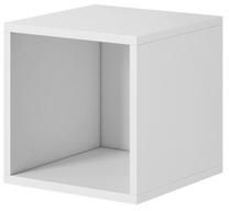 Sieninė lentyna Cama Meble Roco, balta sp., 37 cm x 39 cm x 37 cm