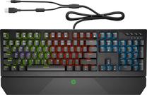 Laidinė žaidimų klaviatūra HP Pavilion 800 Red, EN, juoda sp.