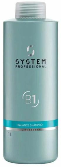Šampūnas, galvos odai Wella Professionals System Professional Balance B1, 1000 ml