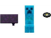 Фигурка-игрушка Mattel Minecraft Creeper HDV13, 8 см, 3 шт., синий цв.
