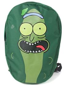 Skolas mugursoma Licenced Rick And Morty Pickle Rick, zaļa krās., 45 cm x 12 cm x 30 cm