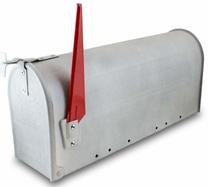 Pašto dėžutė Bituxx B2M 2411, šviesiai pilka sp., 48 cm x 17 cm x 22 cm