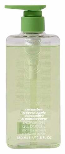 Ķermeņa mazgāšanās želeja Ciroa Protect & Hydrate Cucumber & Green Apple, 350 ml