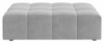 Pufas Cosmopolitan Design Chicago Bluvel 03, sidabro sp., 84 cm x 102 cm x 42 cm