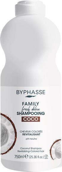 Šampūnas Byphasse Family Fresh Delice Coco, 750 ml