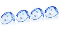 Stūra aizsardzība Dreambaby Corner Cushions, caurspīdīga krās., 4 gab.