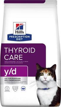 Sausā kaķu barība Hill's Thyroid Care y/d, 3 kg