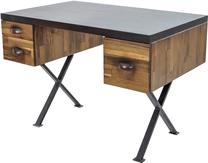 Kirjutuslaud Kalune Design Maliari 829MSV3801, 115 cm x 75 cm, 75 cm, tuhk v./mänd v.