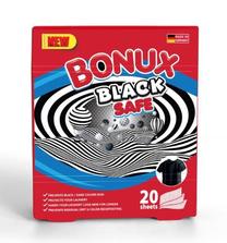 Skalbimo servetėlės Bonux Black safe 20 vnt.