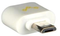 Adapteris Whitenergy USB 2.0 female, Micro USB male, balta sp.