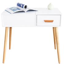 Rakstāmgalds ar atvilktnēm GoodHome Modern, 80 cm x 44 cm, ozola krās./balts krās.