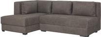 Kampinė sofa - lova Bodzio Judyta TJNL-D4/2, ruda sp., kairinė, 155 x 225 cm x 77 cm