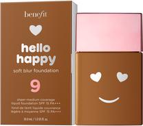 Šķidrā grima bāze Benefit Hello Happy, deep neutral krās., 009, 30 ml