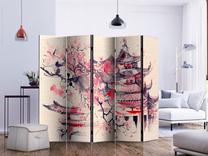 Širma Artgeist Shogun House II, įvairių spalvų, 225 cm x 172 cm