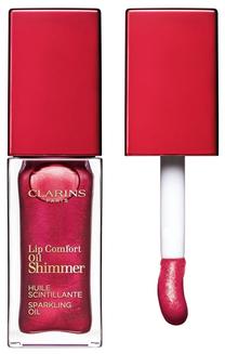 Lūpų blizgis Clarins Lip Comfort Oil Shimmer, 7 ml, 08 burgundy wine