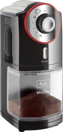 Kafijas dzirnaviņas Melitta Molino 1019-01, melna krās.