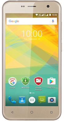 Mobilusis telefonas Prestigio Muze B3, 8 GB, aukso sp.